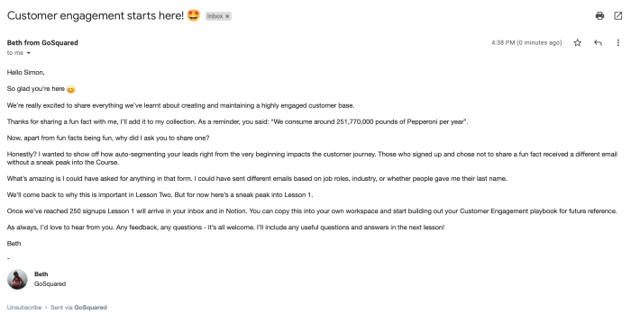 How to build personalised onboarding sequences - GoSquared Blog